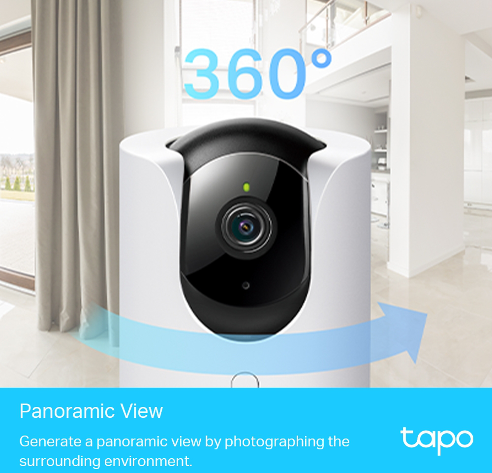 Caméra de sécurité TP-Link TAPO C225 AI panoramique et inclinable 2K WiFi