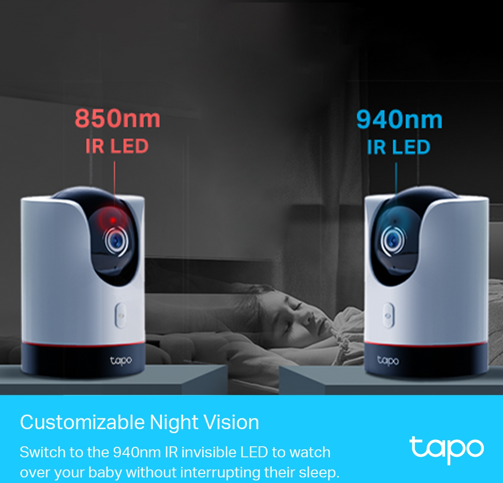 Caméra de sécurité TP-Link TAPO C225 AI panoramique et inclinable 2K WiFi