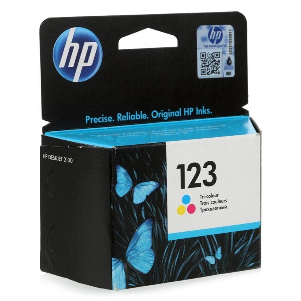 HP 123 trois couleurs - Cartouche d'encre HP d'origine (F6V16AE)