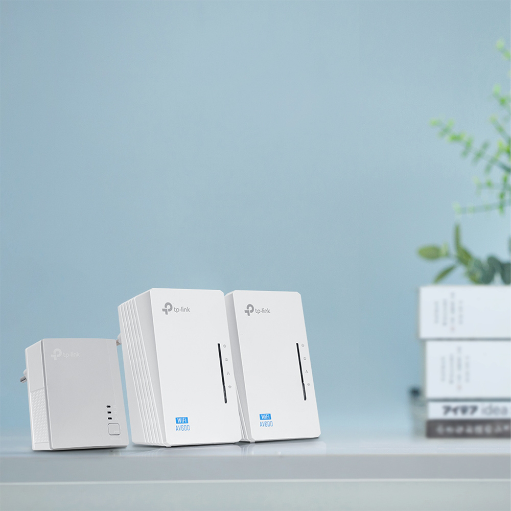 CPL TP-Link Extender AV600 2-port Powerline Wi-Fi Extender 3-pack KIT 600 Mbps (TL-WPA4220 TKIT)