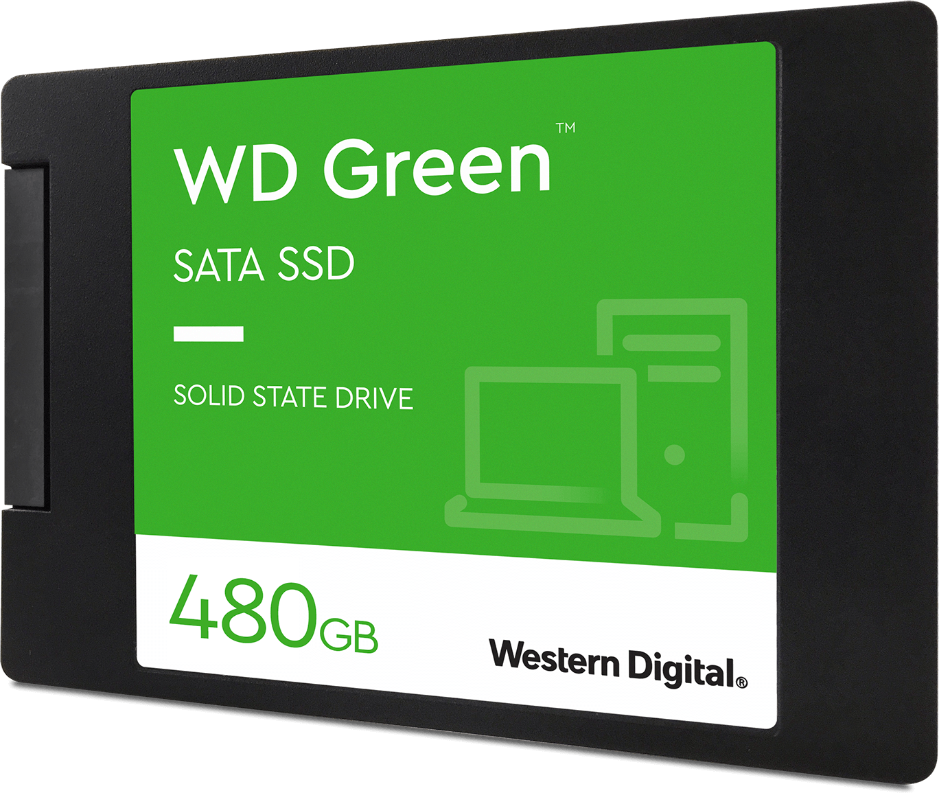 Disque dur interne SSD WD Green SATA 2.5" 3D NAND 480 Go (WDS480G3G0A-00BJG0)