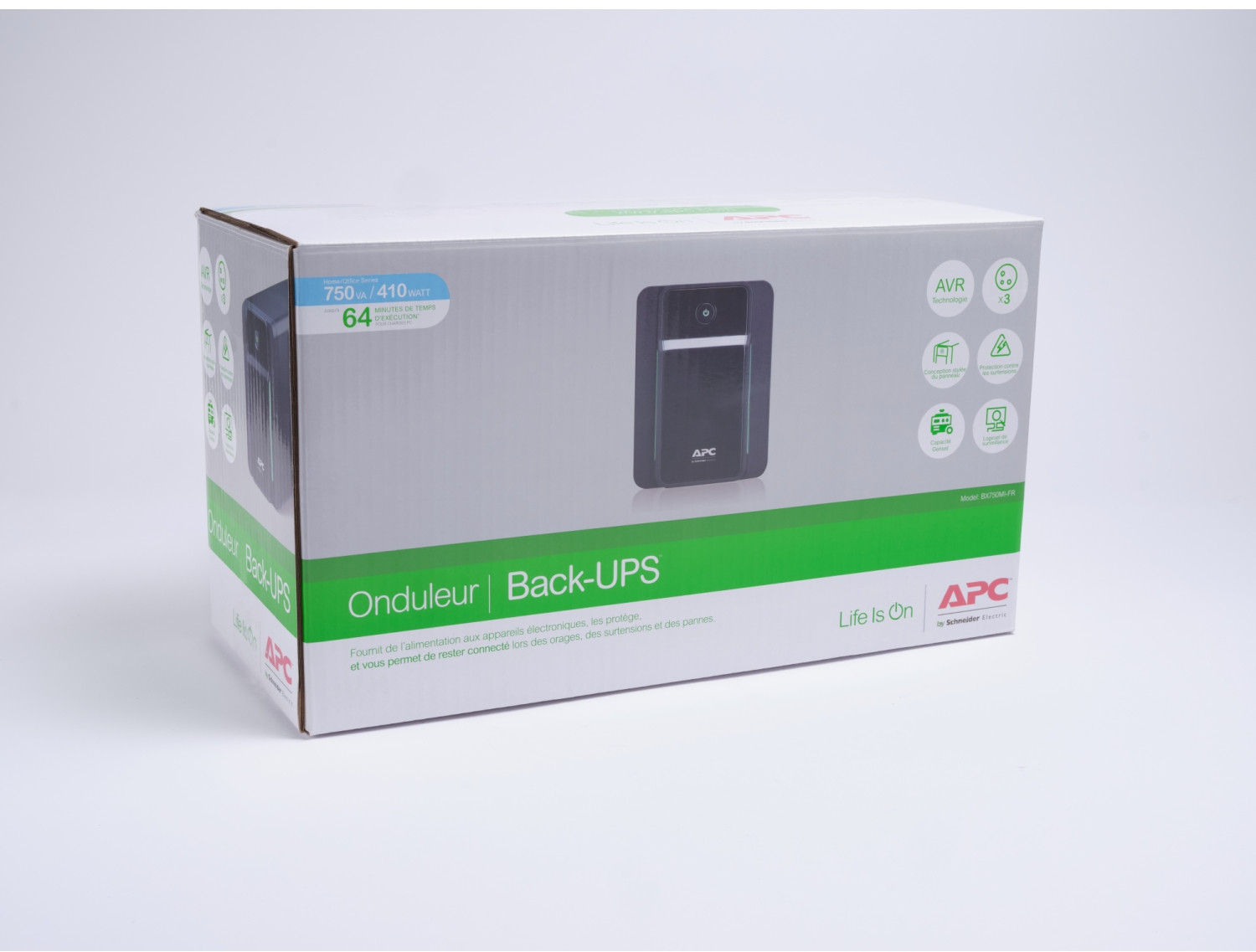 Onduleur Line-interactive APC Back-UPS BX950MI-FR - 520 W / 950VA - 4 prises Fr (BX950MI-FR)