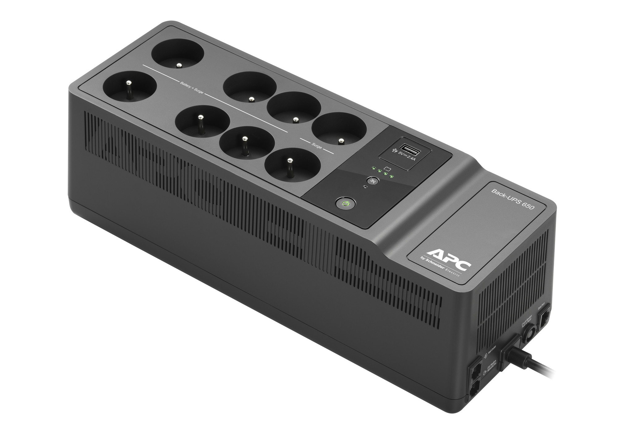 Onduleur Off-Line APC Back-UPS BE850G2-FR - 520 W / 850 VA - 8 prises FR + USB Type-C et A (BE850G2-FR)