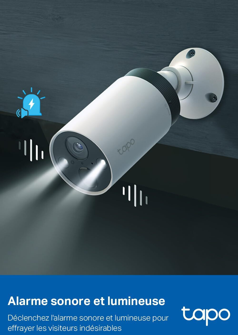 Pack de 2 Caméras de sécurité WiFi Tp-Link Tapo C420S2 sans fil sur batterie + Hub de connexion (TAPOC420S2)