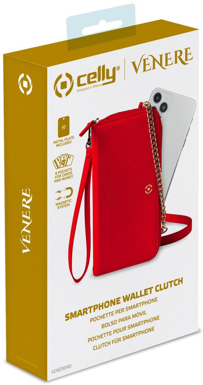 Pochette Celly Venere Pour smartphones 6.5" (VENERERD)