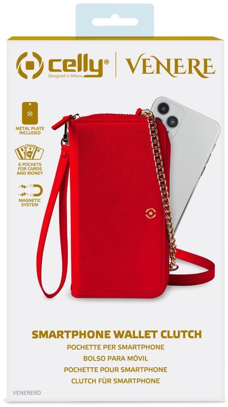 Pochette Celly Venere Pour smartphones 6.5" (VENERERD)