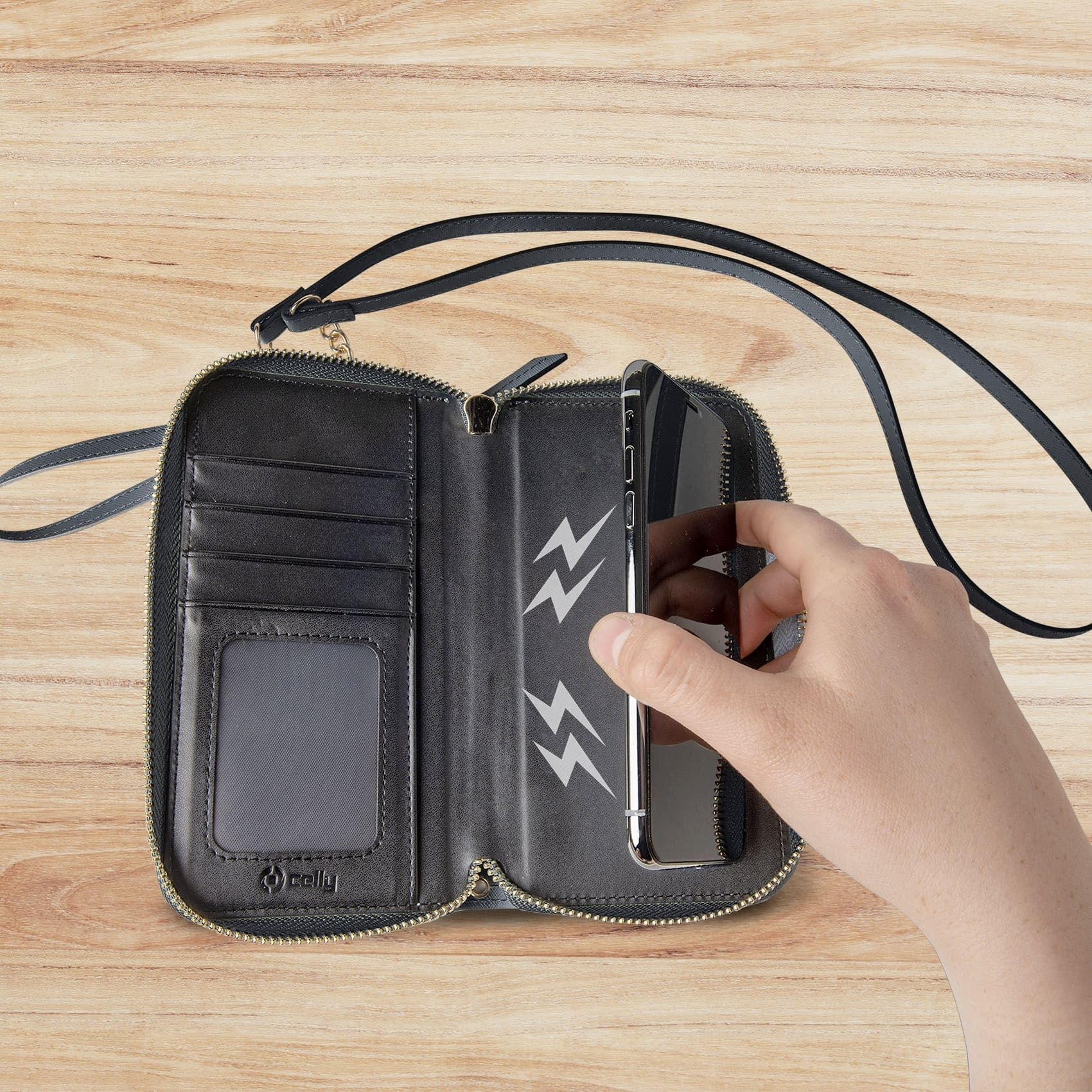 Pochette Celly Venere Pour smartphones 6.5" (VENEREBK)