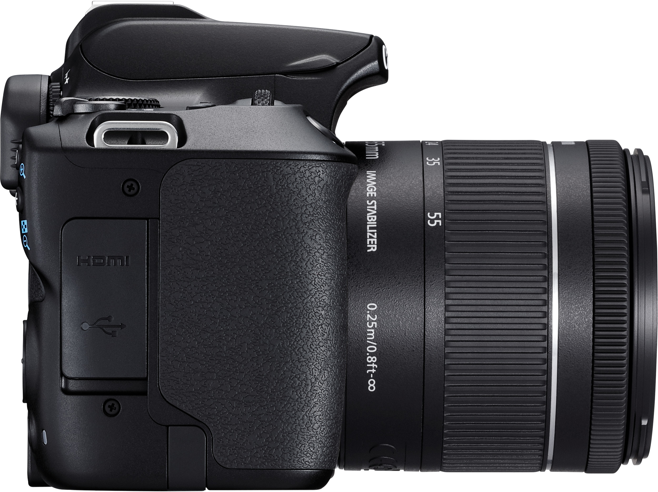 Reflex Canon EOS 250D + objectif EF-S 18-55mm f/4-5.6 IS STM (3454C002AA)