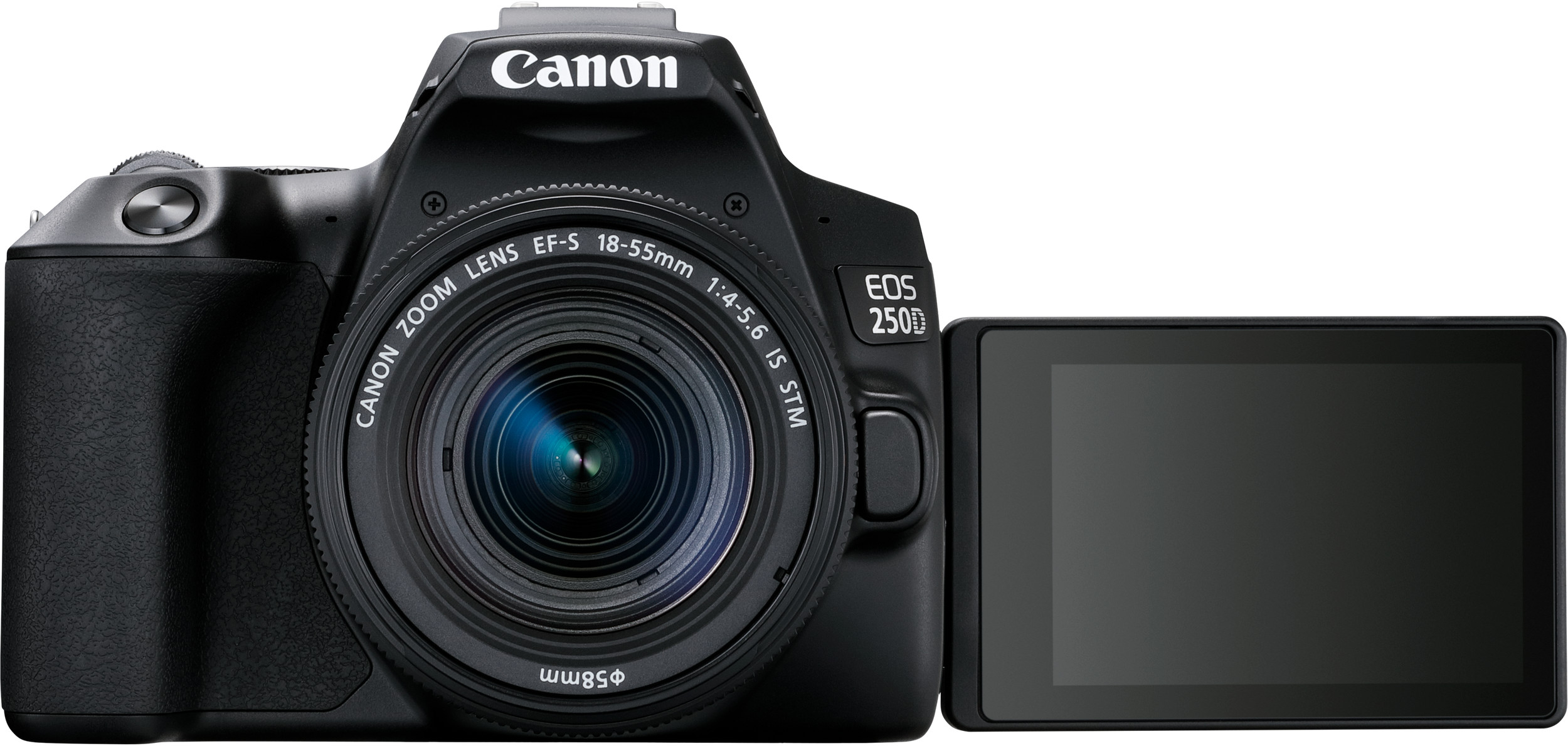 Reflex Canon EOS 250D + objectif EF-S 18-55mm f/4-5.6 IS STM (3454C002AA)