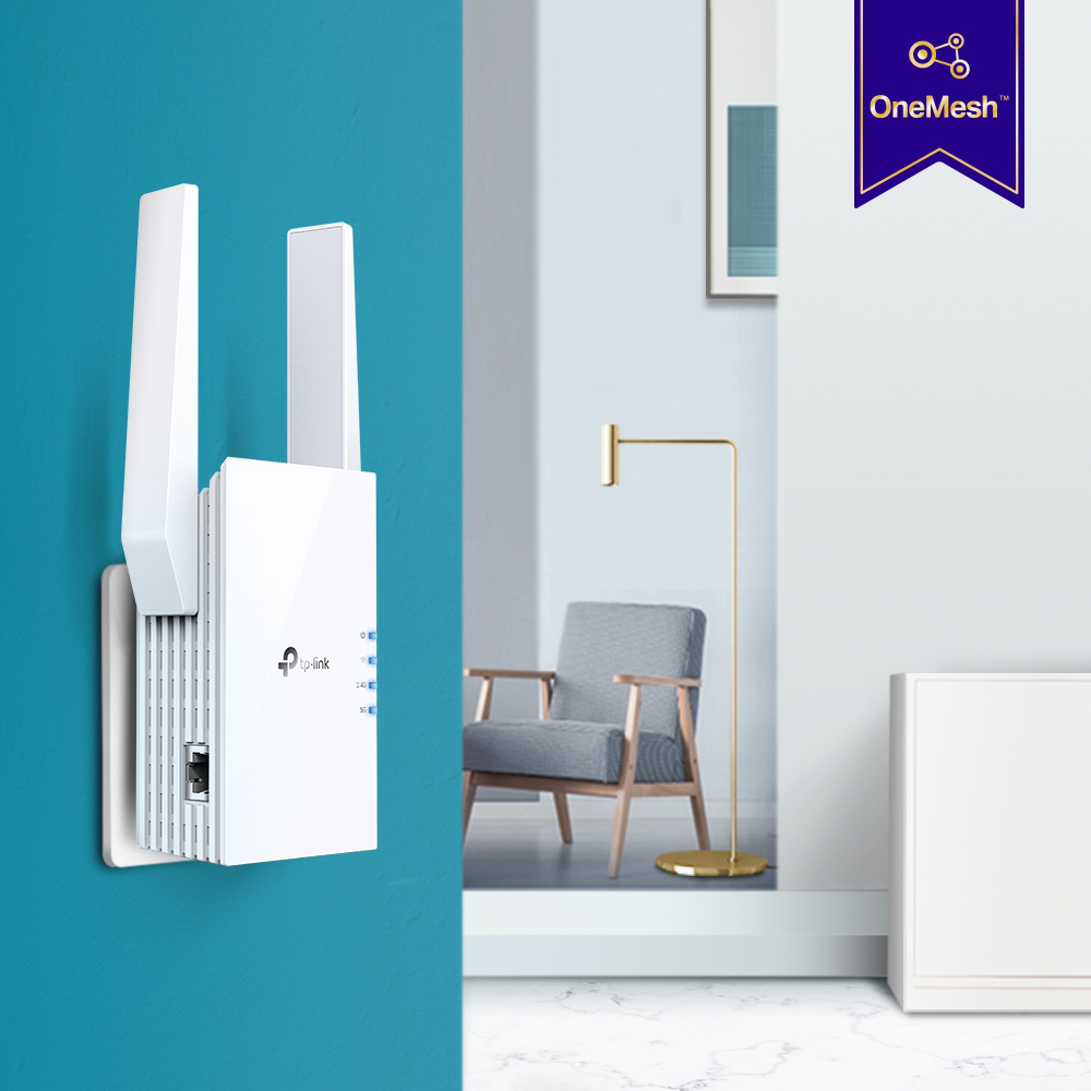 Répéteur WiFi 6 TP-Link AX1800 574Mbps (RE605X)