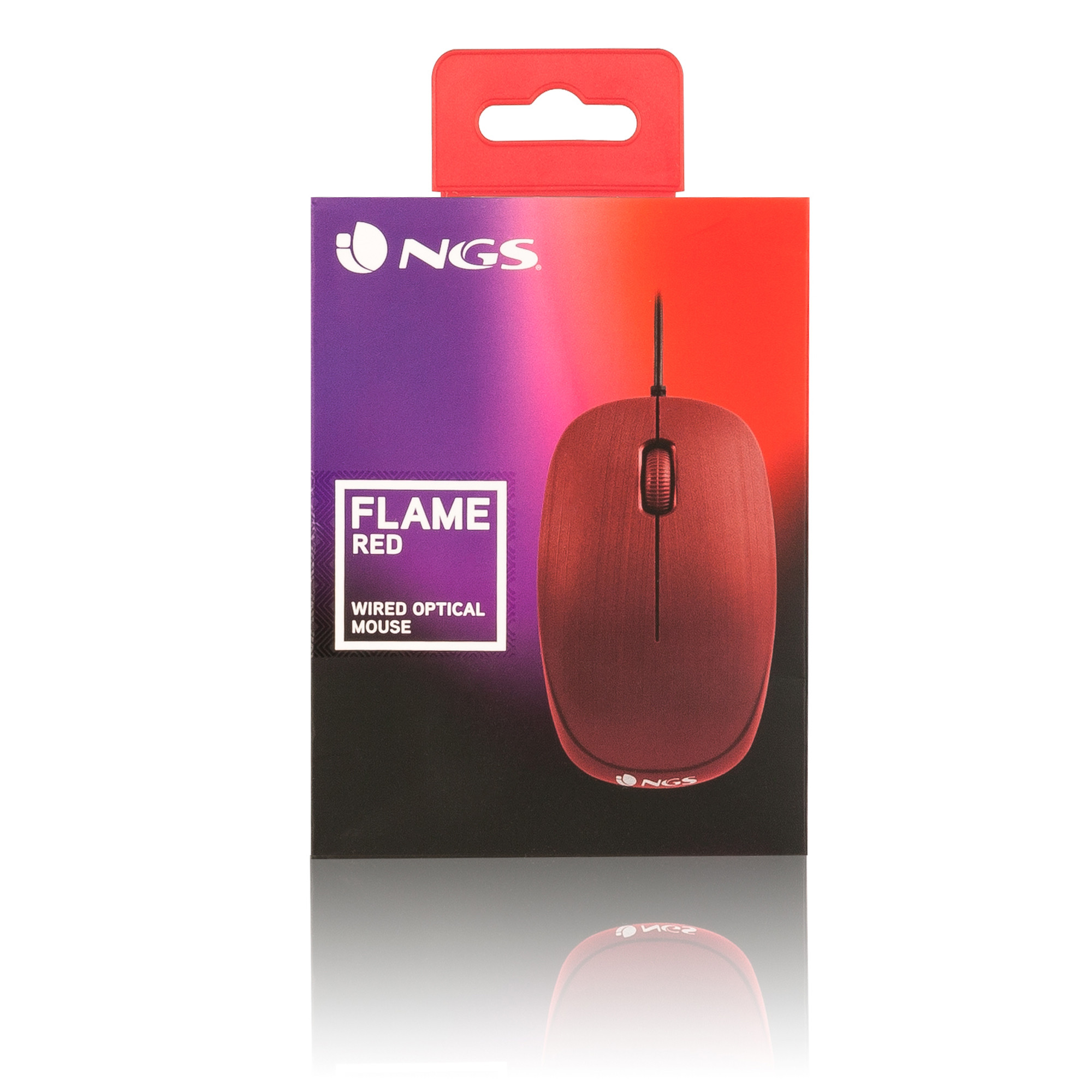 Souris filaire NGS Flame Rouge (FLAMERED)