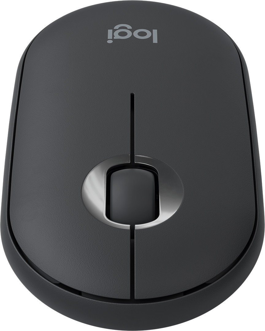 Souris sans fil Bluetooth Logitech Pebble M350 Graphite (910-005718)