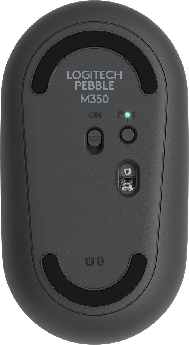 Souris sans fil Bluetooth Logitech Pebble M350 Graphite (910-005718)