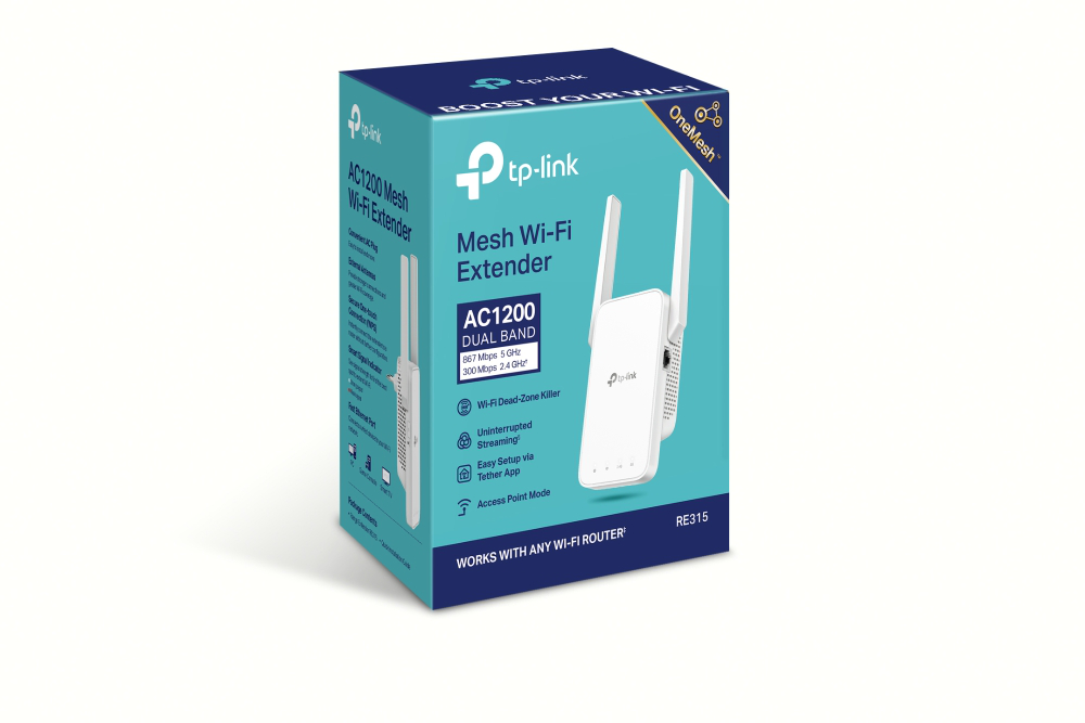 Range Extender TP-Link AC1200 Wi-Fi 300 Mbps (RE315)