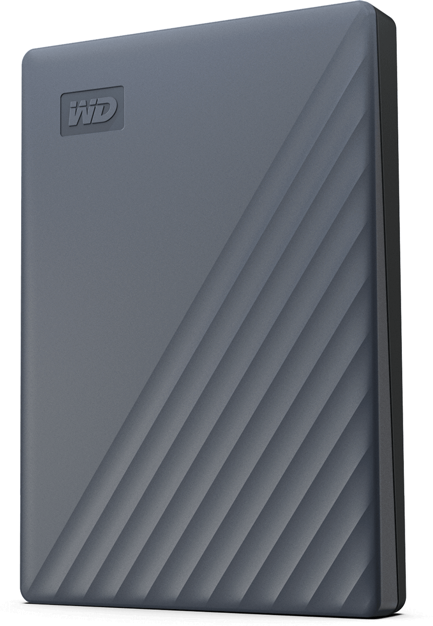Disque dur portable Western Digital My Passport compatible avec USB-C - 2To