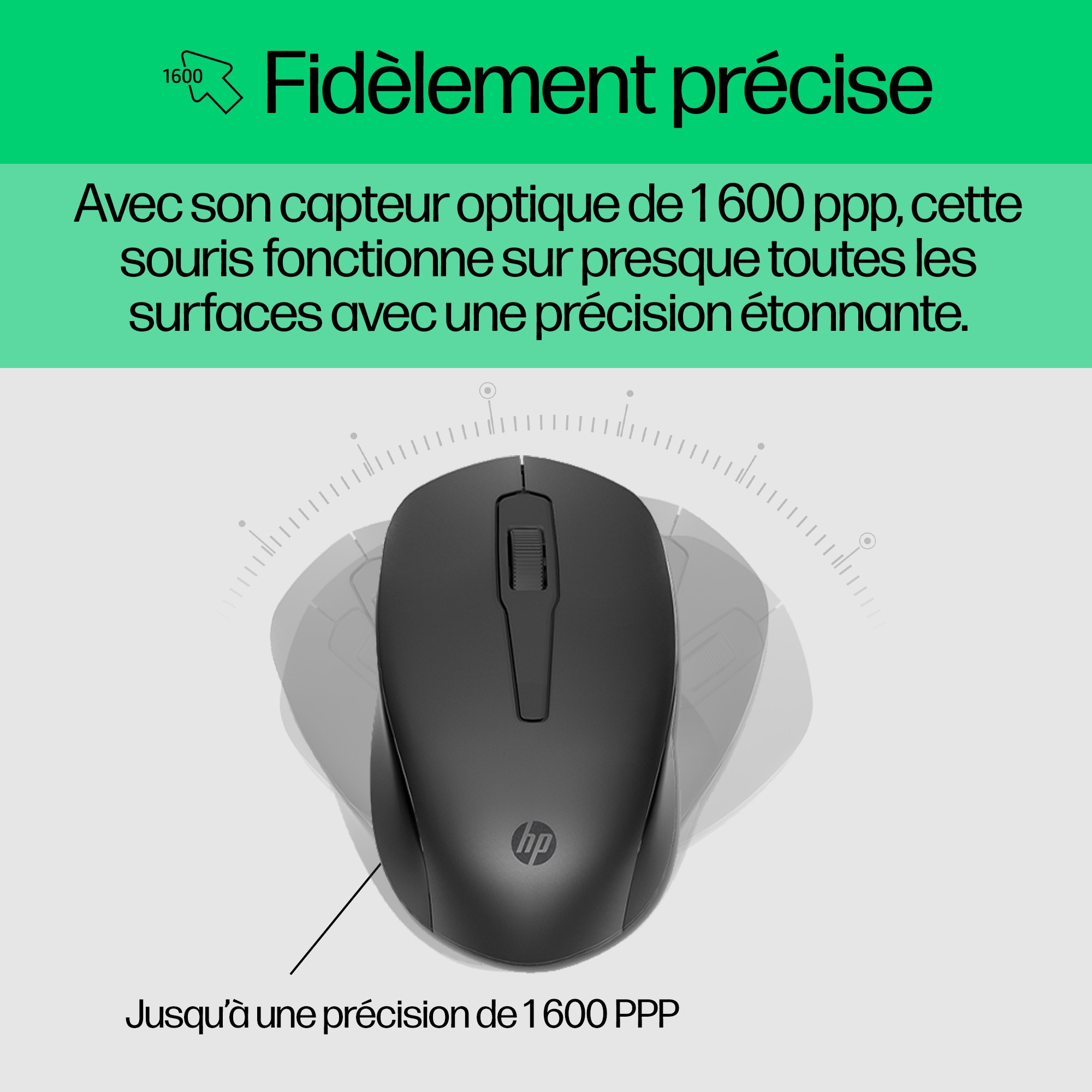 HP Ensemble combiné clavier et souris sans fil 330 Ensemble combiné clavier et souris sans fil HP 330 (2V9E6AA)