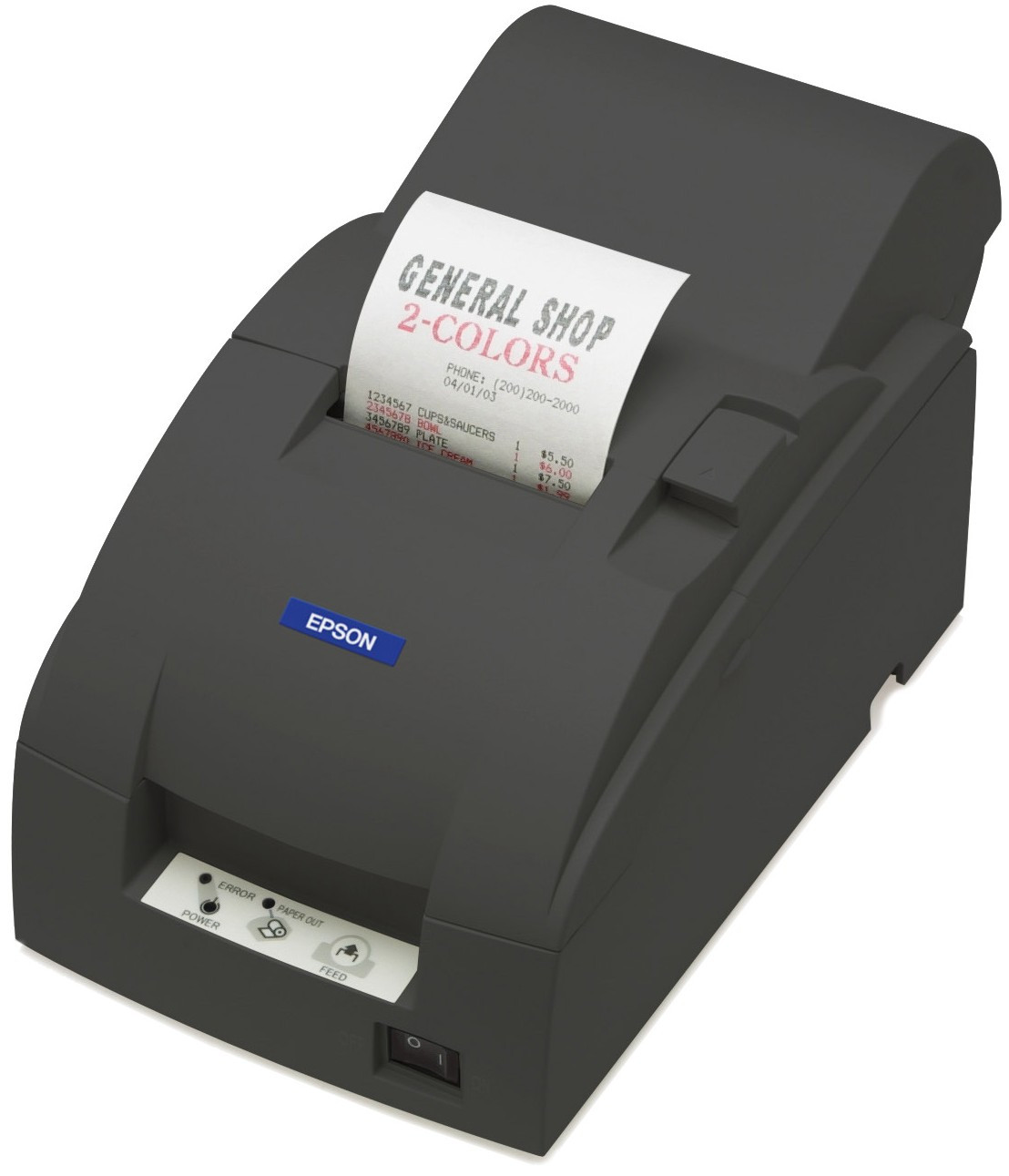 Imprimante Epson TM-U220A noire port série (avec alim - sans cordon secteur)