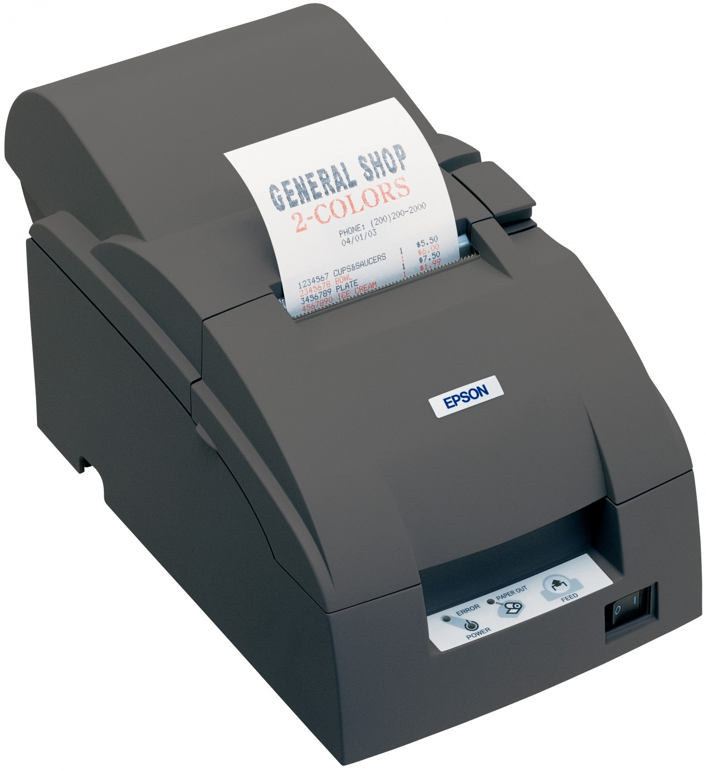 Imprimante Epson TM-U220A noire port série (avec alim - sans cordon secteur)