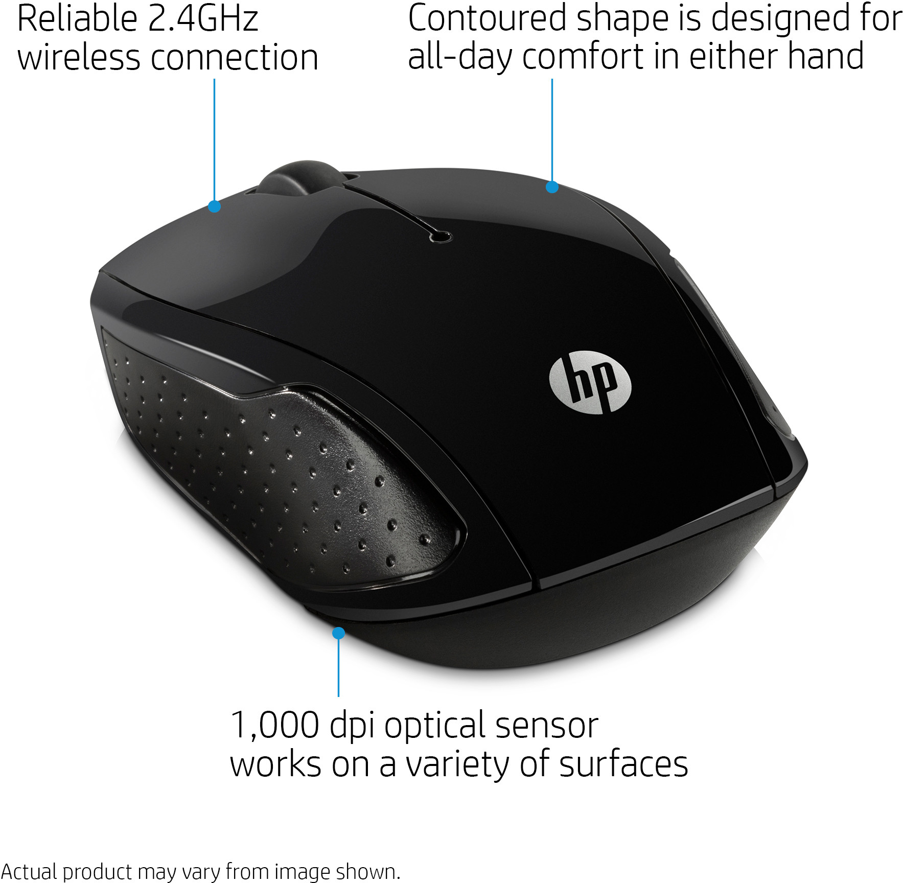 Souris Sans Fil HP 200  (X6W31AA)