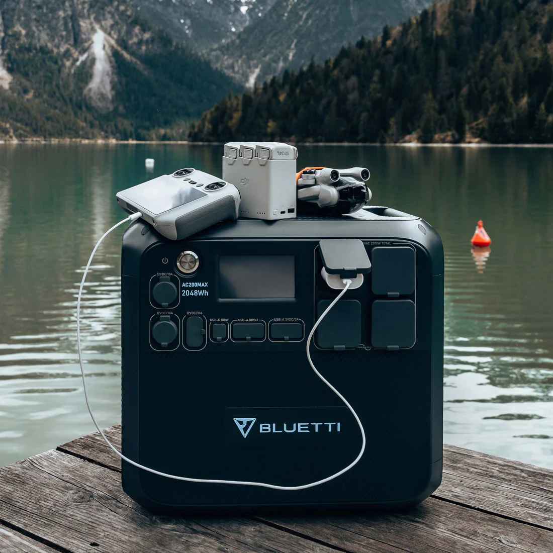 Station d'Énergie Extensible BLUETTI AC200MAX | 2200W 2048Wh (AC200MAX-EU-GY-BL-00)