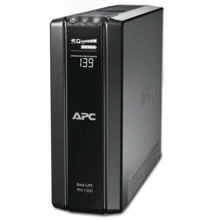 APC BACK-UPS PRO ALIMENTATION D'ÉNERGIE NON INTERRUPTIBLE INTERACTIVITÉ DE LIGNE 1,5 KVA 865 W 10 SORTIE(S) CA (BR1500GI)