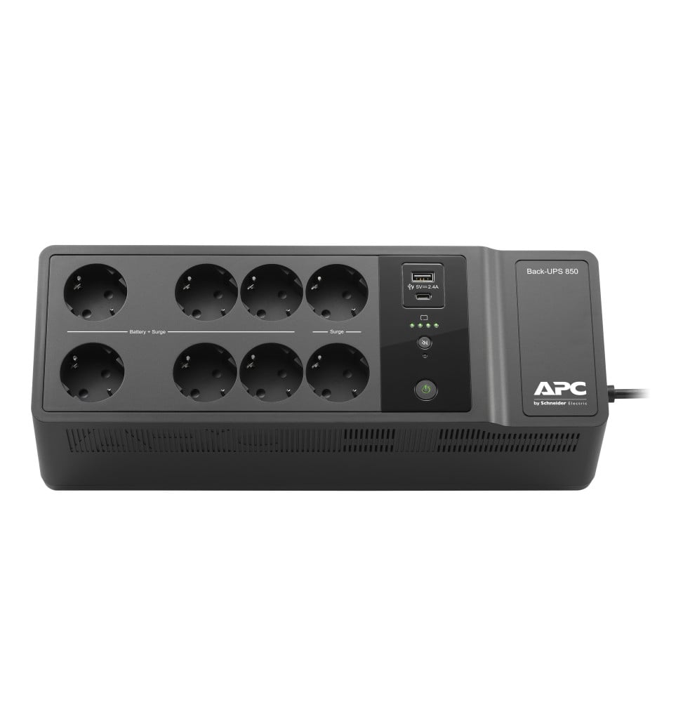 ONDULEUR OFF-LINE APC BE850G2-GR - 520 W / 850 VA - 8 PRISES FR + USB