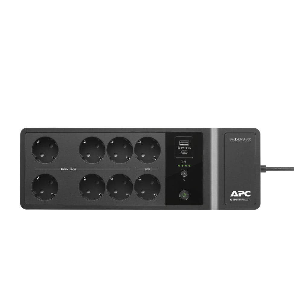 ONDULEUR OFF-LINE APC BE850G2-GR - 520 W / 850 VA - 8 PRISES FR + USB