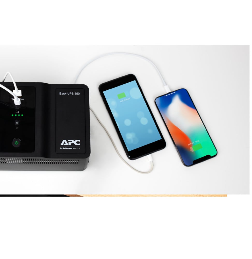 ONDULEUR OFF-LINE APC BE850G2-GR - 520 W / 850 VA - 8 PRISES FR + USB