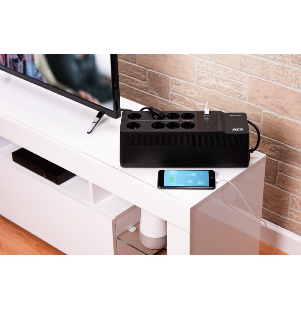 ONDULEUR OFF-LINE APC BE850G2-GR - 520 W / 850 VA - 8 PRISES FR + USB