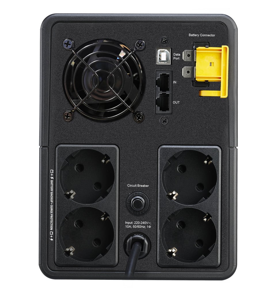 APC BX2200MI-GR ALIMENTATION D'ÉNERGIE NON INTERRUPTIBLE INTERACTIVITÉ DE LIGNE 2,2 KVA 1200 W 4 SORTIE(S) CA (BX2200MI-GR)