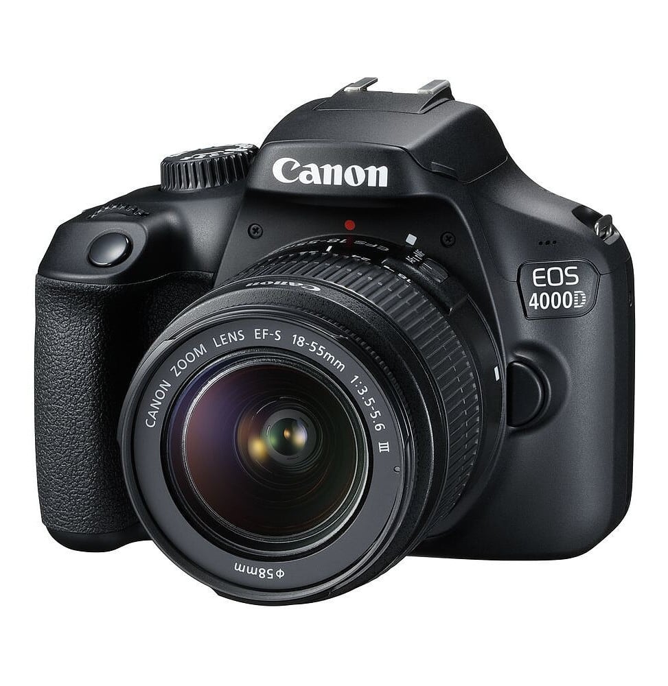 APPAREIL PHOTO REFLEX CANON EOS 4000D + OBJECTIF EF-S 18-55MM III (3011C003AA)