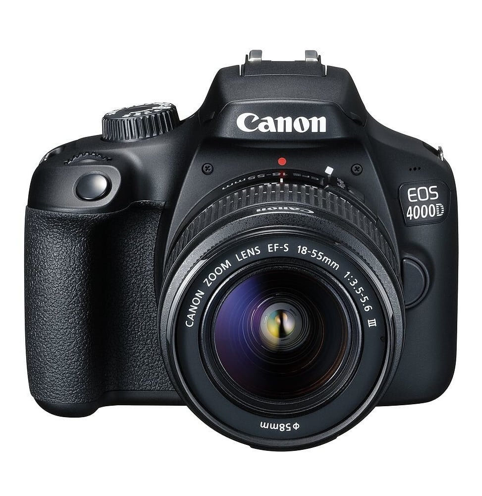 APPAREIL PHOTO REFLEX CANON EOS 4000D + OBJECTIF EF-S 18-55MM III (3011C003AA)