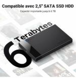 BOITIER EXTERNE UGREEN USB-C VERS USB-A SATA 2,5" (50743) – Image 3