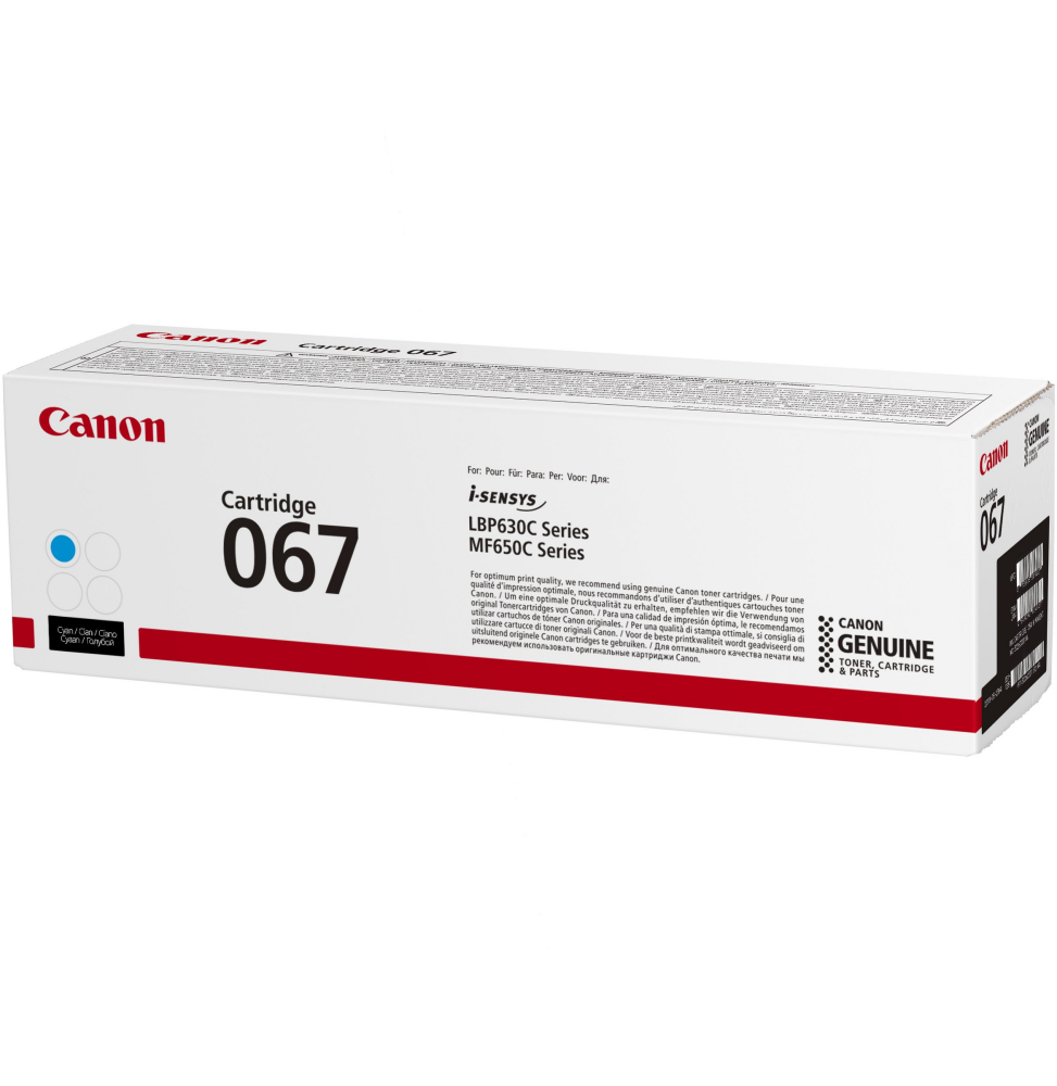 CANON 067 CYAN - TONER CANON D'ORIGINE (5101C002AA)