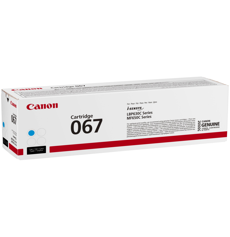 CANON 067 CYAN - TONER CANON D'ORIGINE (5101C002AA)