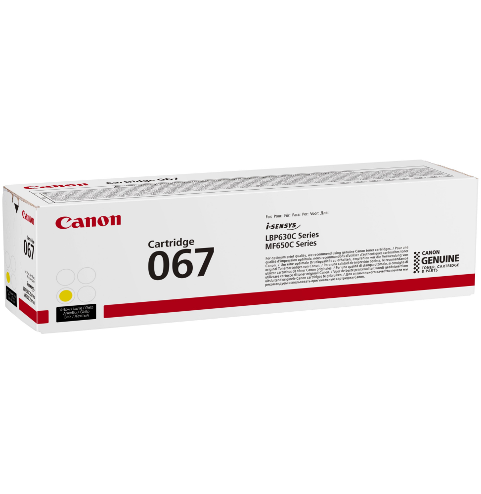 CANON 067 JAUNE - TONER CANON D'ORIGINE (5099C002AA)