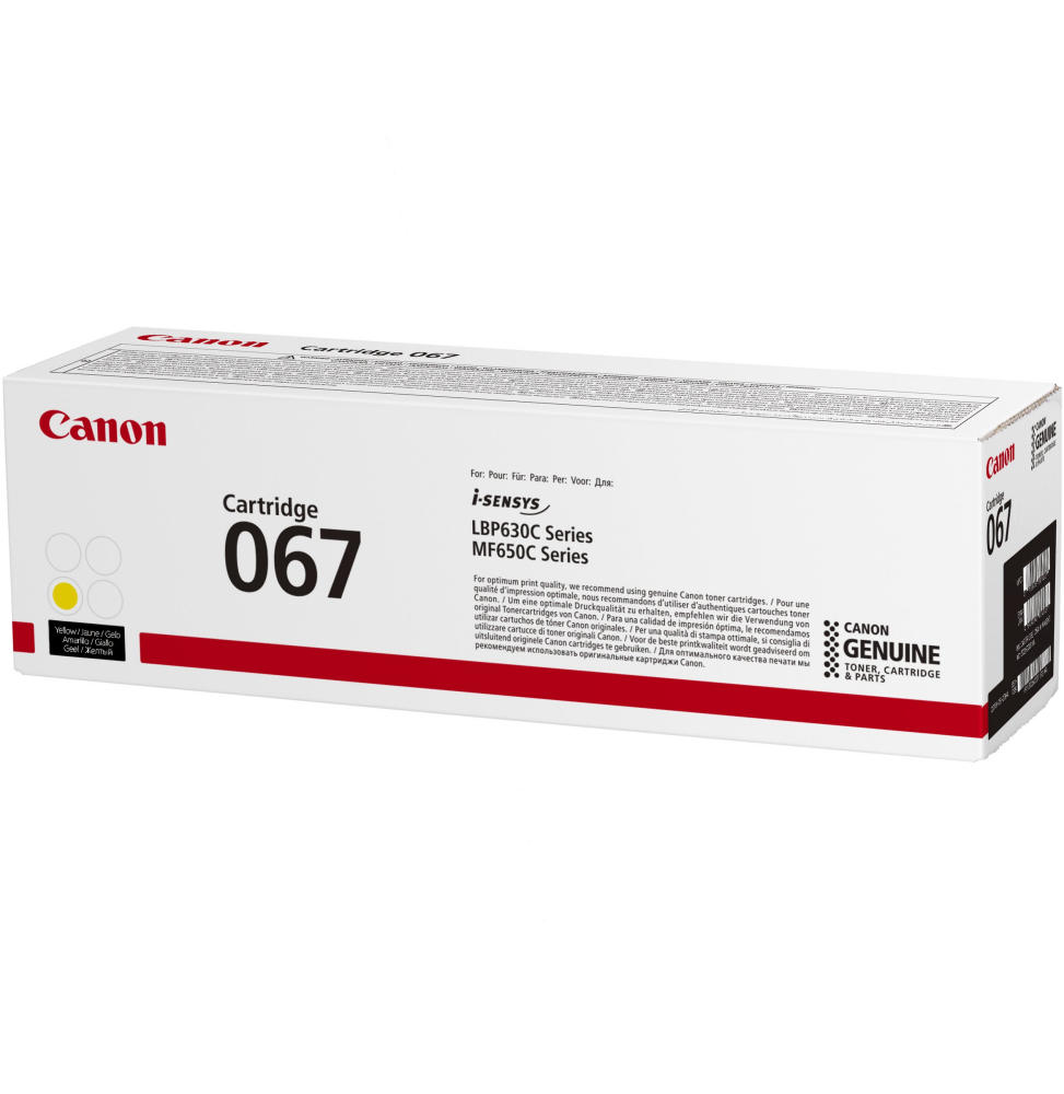 CANON 067 JAUNE - TONER CANON D'ORIGINE (5099C002AA)
