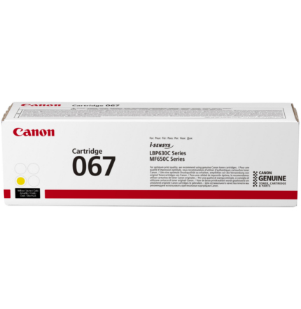CANON 067 JAUNE - TONER CANON D'ORIGINE (5099C002AA)