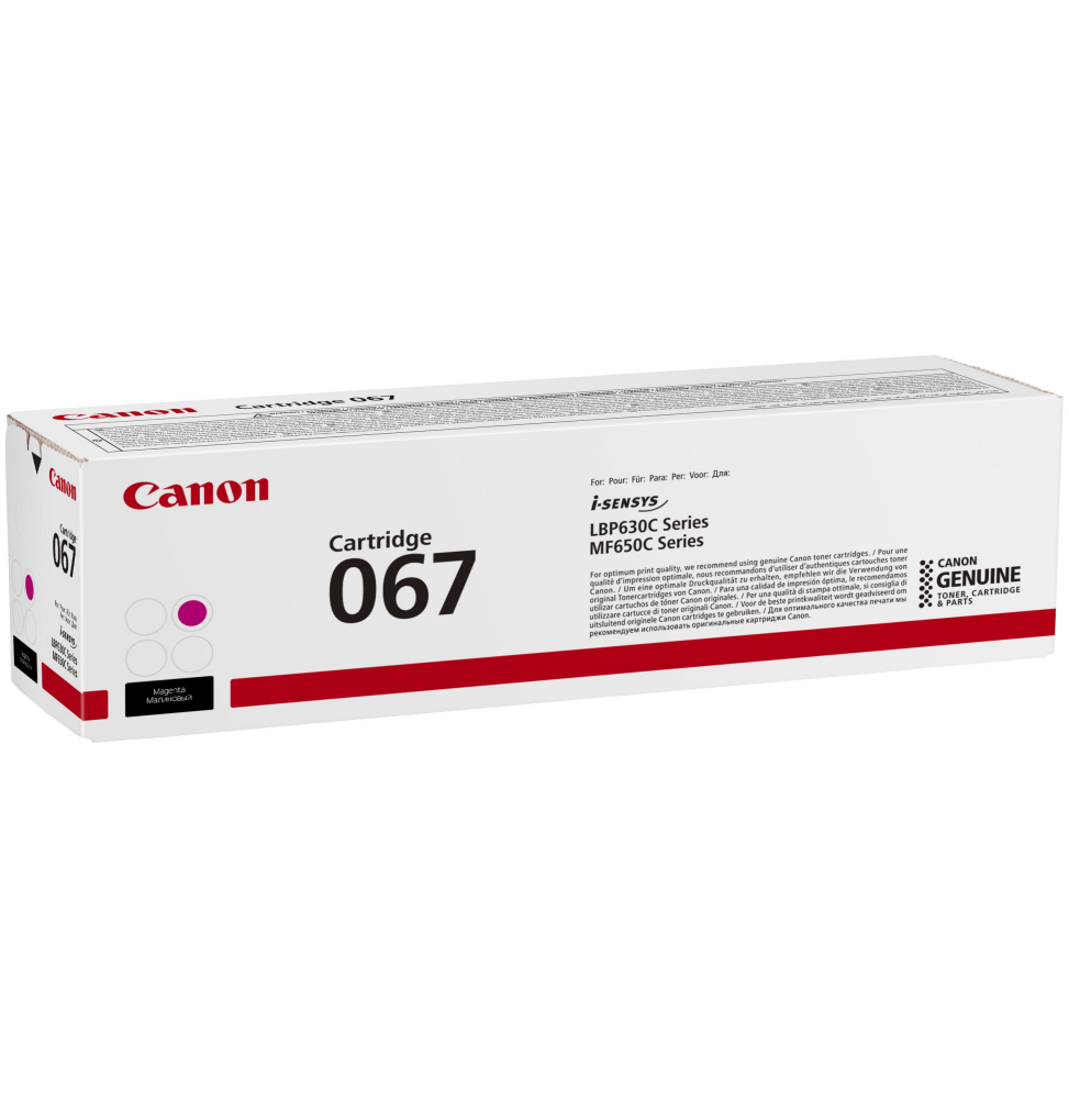 CANON 067 MAGENTA - TONER CANON D'ORIGINE (5100C002AA)