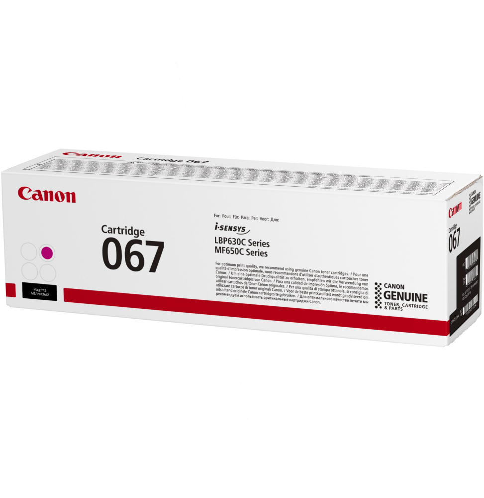CANON 067 MAGENTA - TONER CANON D'ORIGINE (5100C002AA)