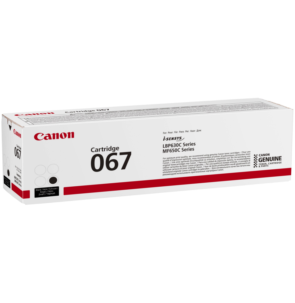 CANON 067 NOIR - TONER CANON D'ORIGINE (5102C002AA)