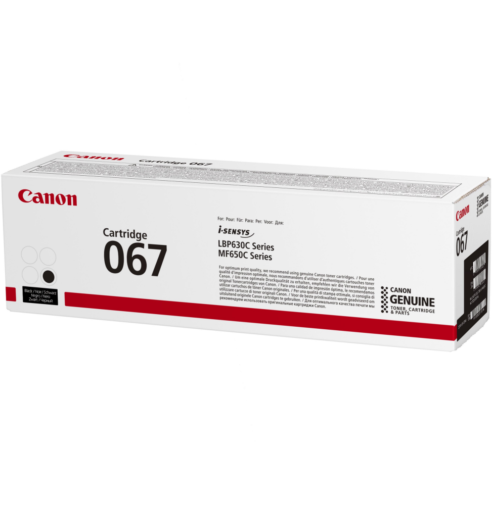 CANON 067 NOIR - TONER CANON D'ORIGINE (5102C002AA)