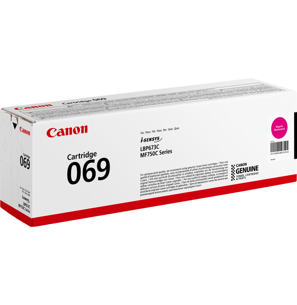 CANON 069 MAGENTA - TONER CANON D'ORIGINE (5092C002AA)