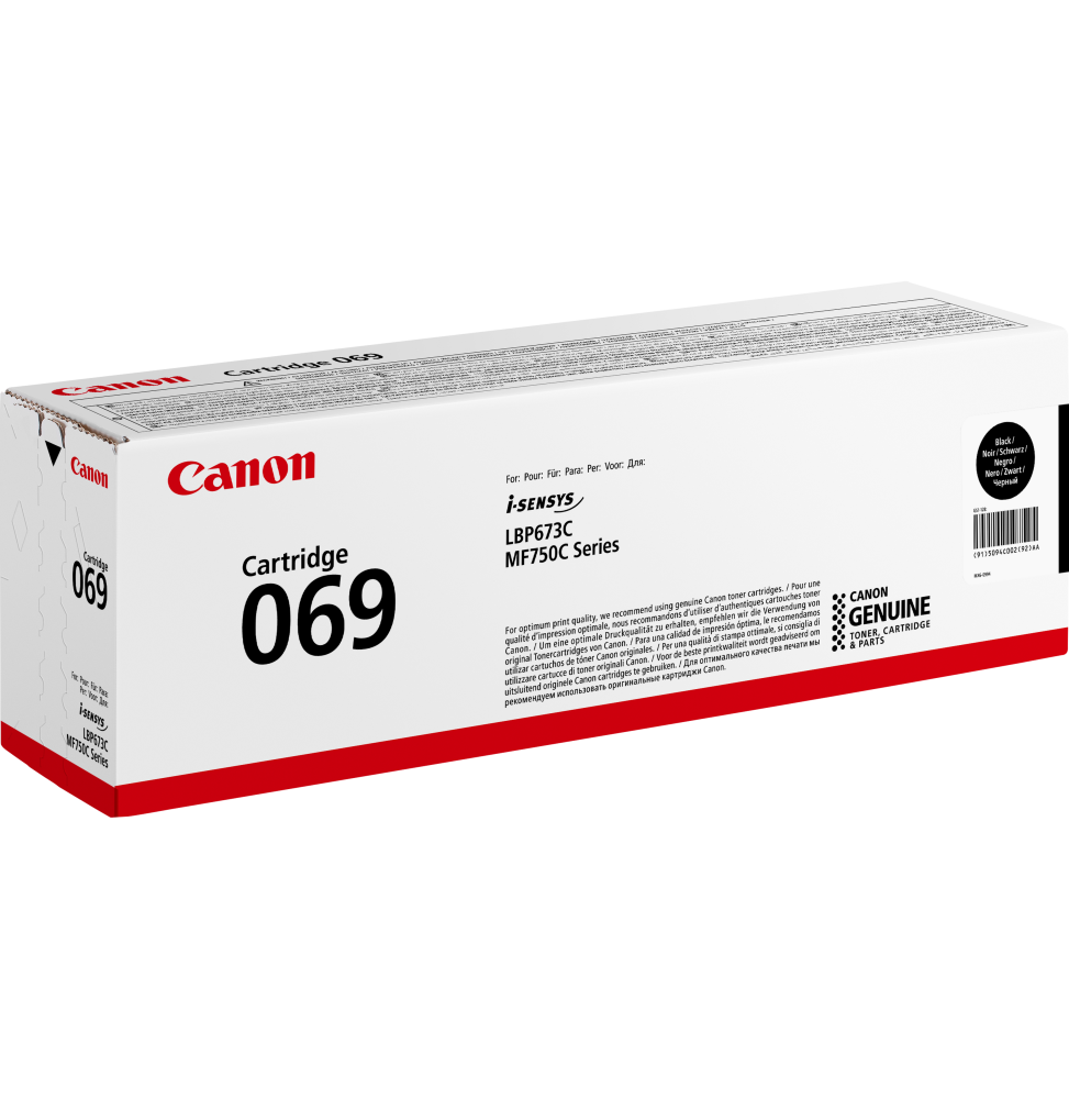 CANON 069 NOIR - TONER CANON D'ORIGINE (5094C002AA)