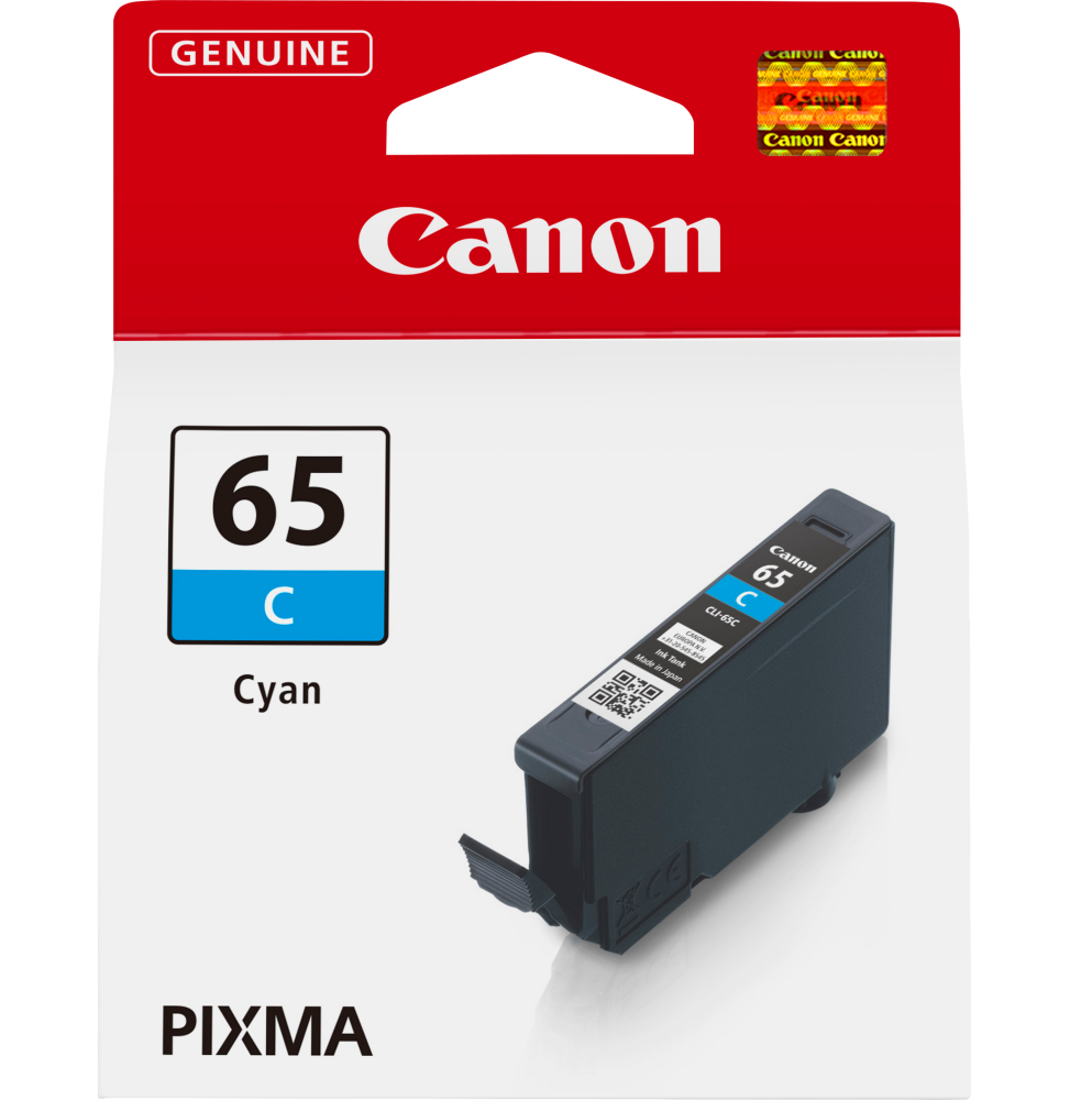 CANON CLI-65C CYAN - CARTOUCHE D'ENCRE CANON D'ORIGINE (4216C001AA)
