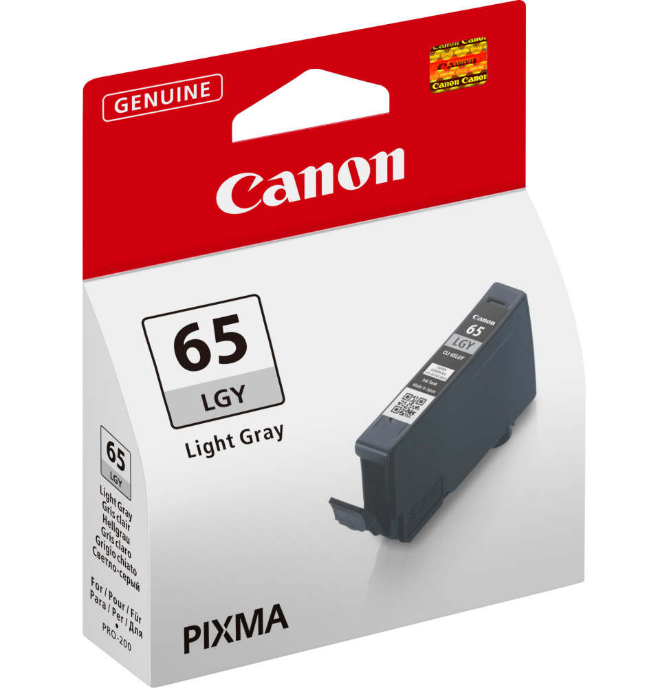 CANON CLI-65LGY GRIS CLAIR - CARTOUCHE D'ENCRE CANON D'ORIGINE (4222C001AA)