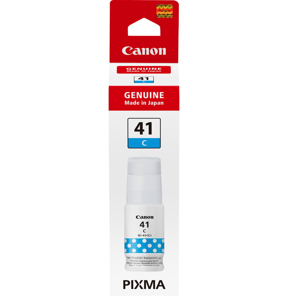 CANON GI-41C CYAN - BOUTEILLE D'ENCRE CANON D'ORIGINE (4543C001AA)