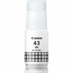 CANON GI-43BK NOIR - BOUTEILLE D'ENCRE CANON D'ORIGINE (4698C001AA)