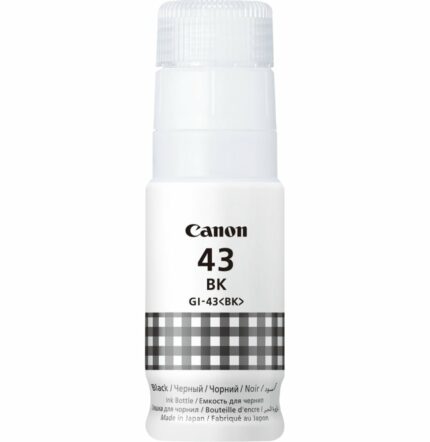 CANON GI-43BK NOIR - BOUTEILLE D'ENCRE CANON D'ORIGINE (4698C001AA)