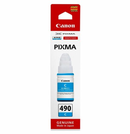 CANON GI-490 C CYAN - BOUTEILLE D'ENCRE CANON D'ORIGINE (0664C001AC)